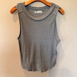 Free People Heather Gray Tank Top